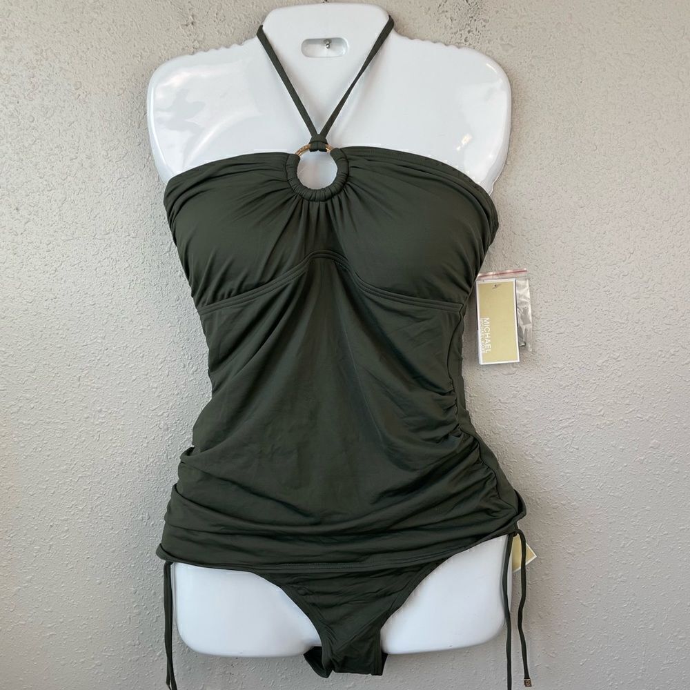 NWT MICHAEL Michael Kors Ivy Matching Tankini and Bottoms Sizes XS, M, or L